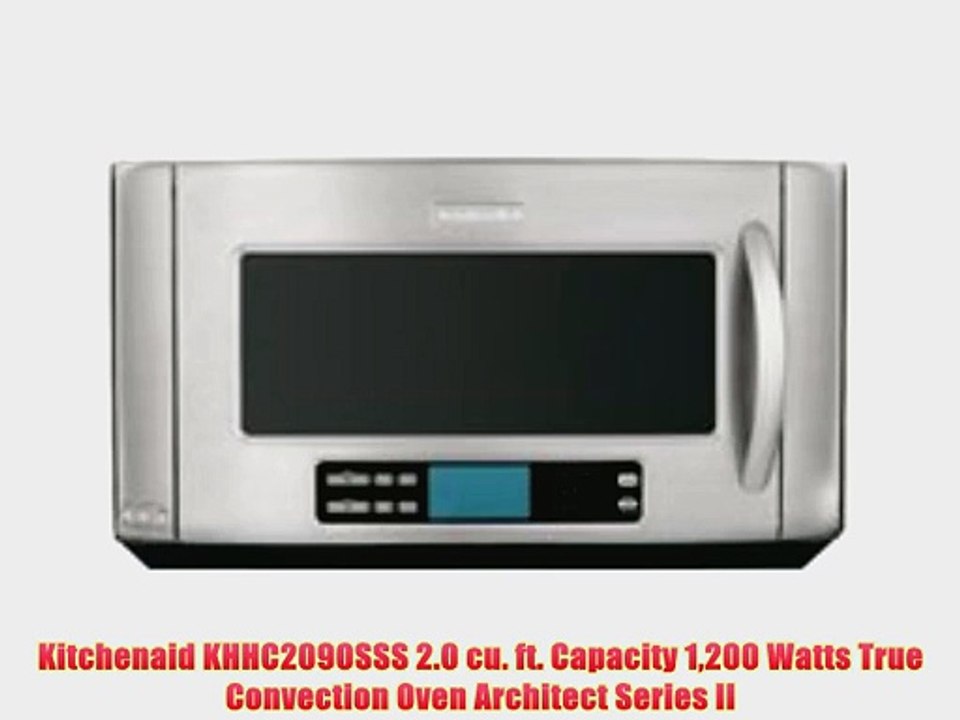 Kitchenaid KHHC2090SSS 20 cu ft Capacity 1200 Watts True Convection Oven Architect Series II