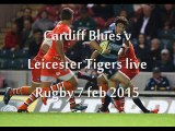 Watch Rugby Cardiff Blues vs Leicester Tigers 7-2-2015