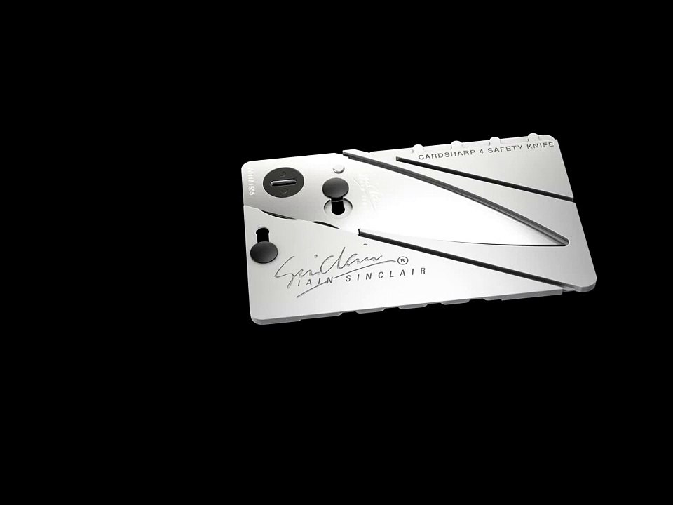 Cardsharp4, un couteau qui se présente sous la...