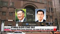 Hyundai Motor Group chairman, son sell part of stake in company's logistics arm