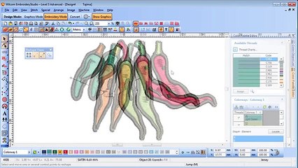 How to convert vector on wilcom