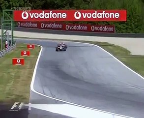Austria 2003 Kimi Räikkönen vs. Rubens Barichello
