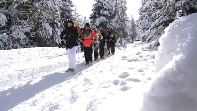 Balade en raquettes au Lac des Bouillouses dans les Pyrénées
