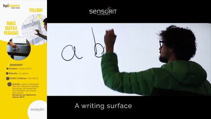 Yellow de Sensorit : logiciel interactif