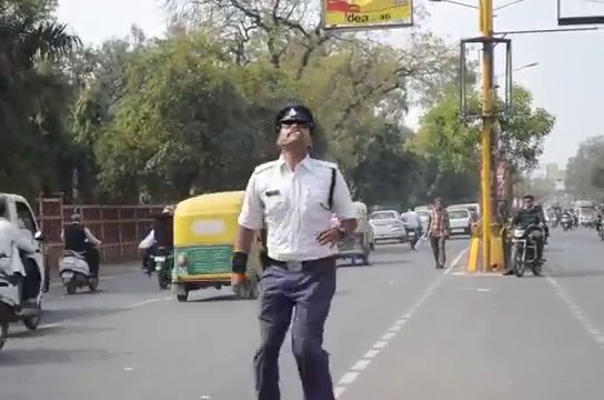 Indore's Moonwalking Cop Is Literally Traffic-Stopping