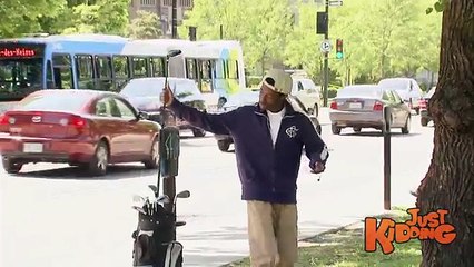 Little Golfer, HUGE Golf Club