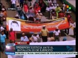 Continúan las movilizaciones en México por estudiantes desaparecidos