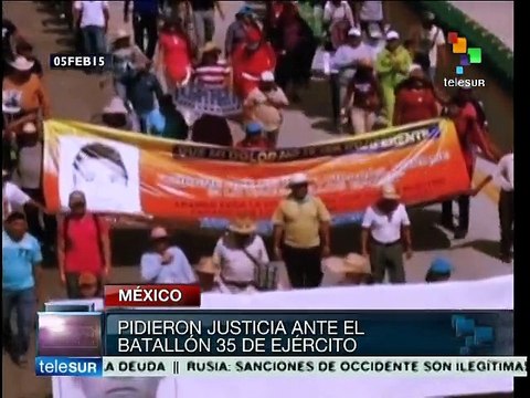 Continúan las movilizaciones en México por estudiantes desaparecidos