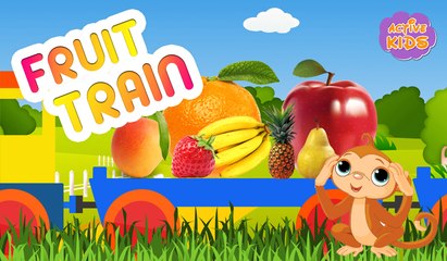 Learn Fruits With Fruit Train | Learning Fruits Video For Kids & Childrens