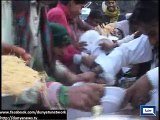 Dunya News - PTI workers chant 'go Nawaz go' after attacking food at convention in Multan