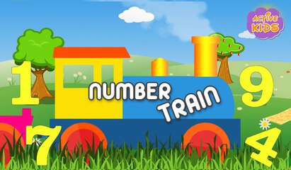Learn Numbers With Number Train | Learning Numbers Video For Kids & Childrens