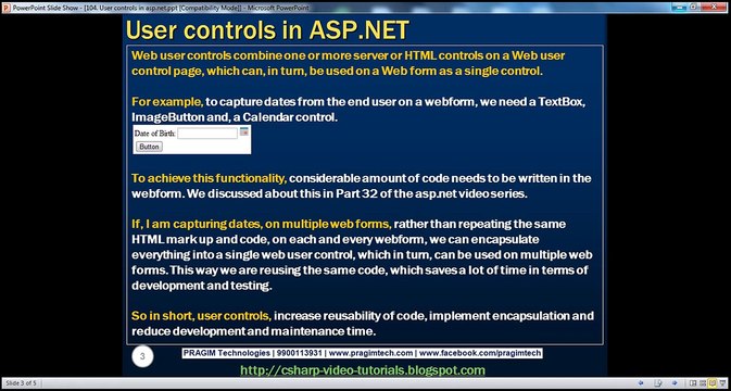 Active-Server-Pages-User-controls-in-asp-net-step-by-step-Lesson-104