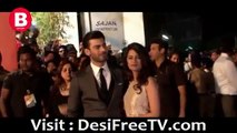 Fawad Afzal Khan with wife at 60th Britannia Filmfare Awards Red Carpet