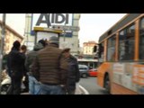 Napoli - Anm, protesta degli addetti alle pulizie finiti in cassa integrazione (05.02.15)