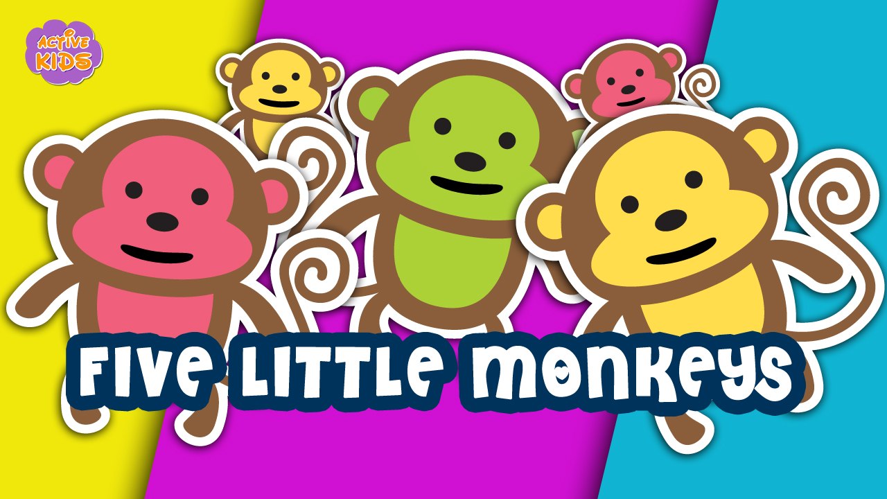Five Little Monkeys Jumping On The Bed Song For Kids | English Nursery Rhymes For Children