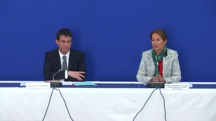 Présentation des feuilles de route issues de la Conférence environnementale