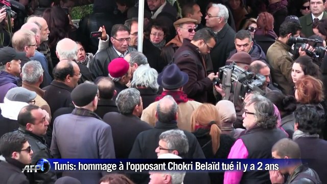 Tunisie: hommage à l'opposant Chokri Belaïd