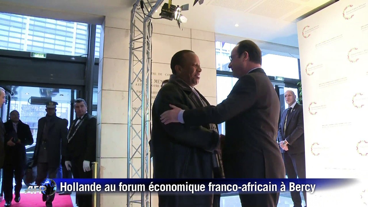 François Hollande reçoit des chefs d'Etat africains à Bercy