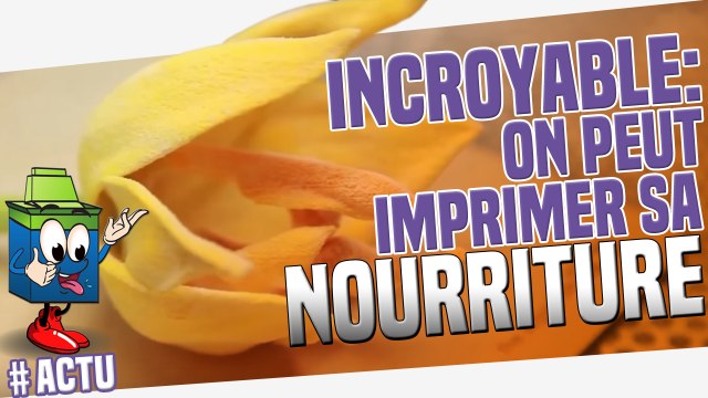 Découvrez les imprimantes 3D culinaires!