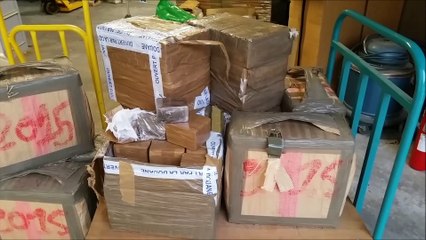 Les douanes saisissent 310 kg de cannabis au péage du Perthus