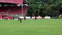 Trio de ferro! Fabuloso, Pato e Kardec marcam golaços em treino do São Paulo