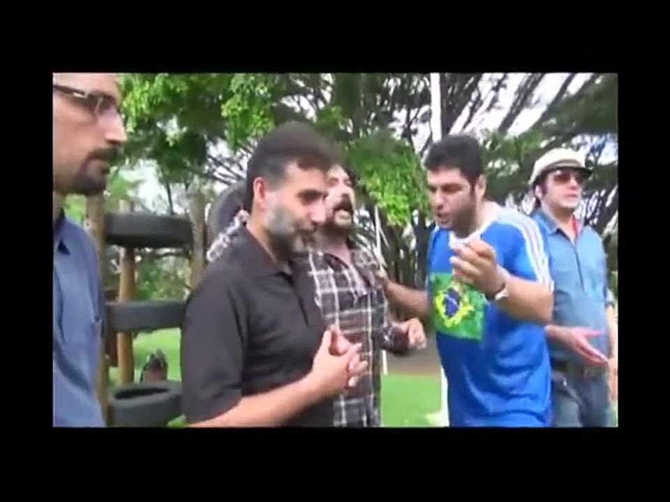 ویدئوی درگیری شدید لفظی سام درخشانی و نرگس محمدی در برزیل