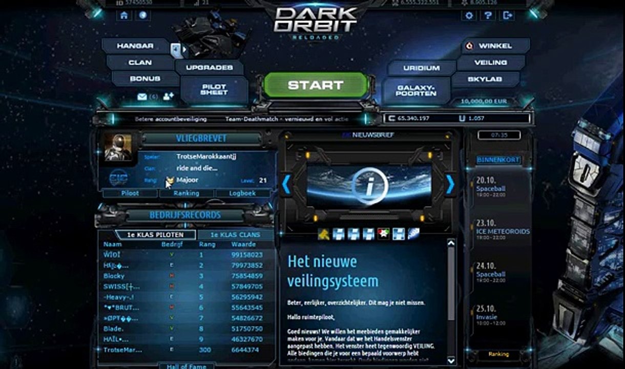 Buy Sell Accounts - Darkorbit account for sell GE5 NL