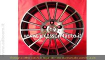 BOLOGNA,    CERCHI IN LEGA 16 NERO DIAMANTATO ACM03 AUDI MERCEDES V EURO 479