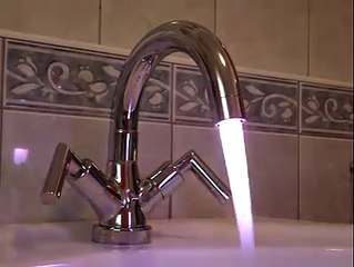LED faucet light