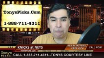 Brooklyn Nets vs. New York Knicks Free Pick Prediction NBA Pro Basketball Odds Preview 2-6-2015