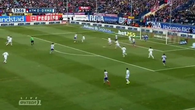 Goal Tiago - Atl. Madrid 1 - 0 Real Madrid - Primera Division - 07/02/2015