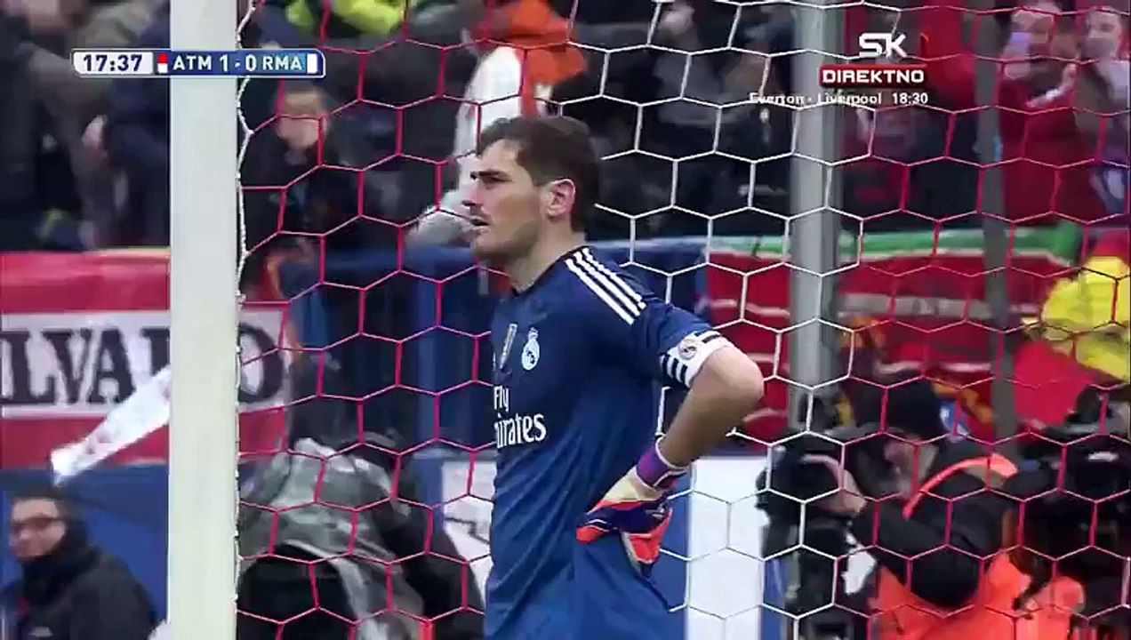 Goal Niguez S. - Atl. Madrid 2 - 0 Real Madrid...