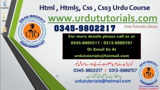 Html Css Html5 Css3 Urdu Tutorials Lesson 166 Completing layout for media queries