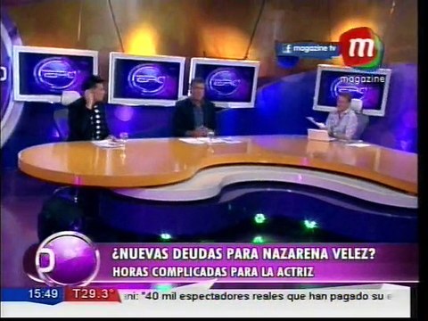 Las deudas que complican a Nazarena Vélez ¿Rodriguez le debía a Stefanini?