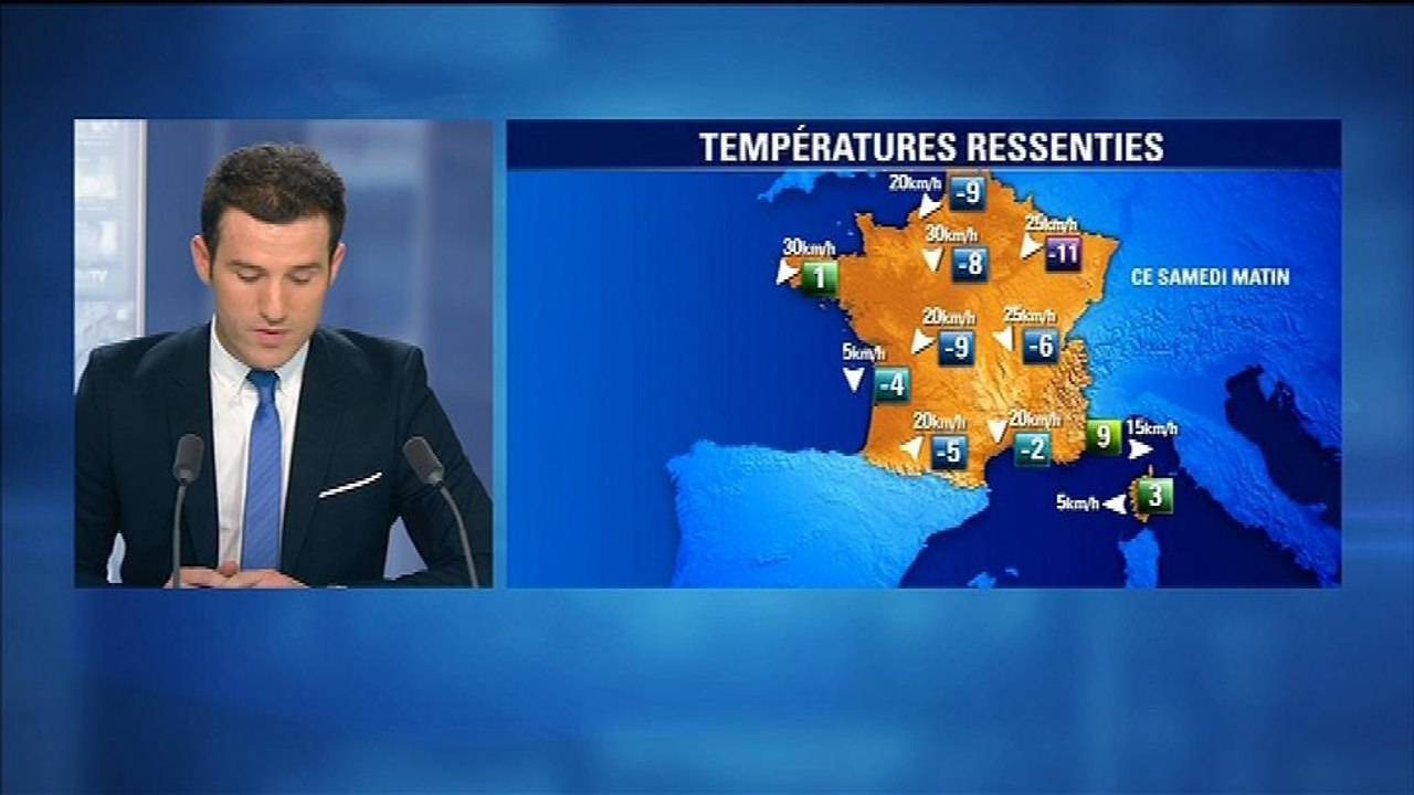 Des températures glaciales attendues ce samedi