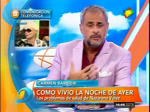 Pronto.com.ar - Carmen Barbieri se cansó