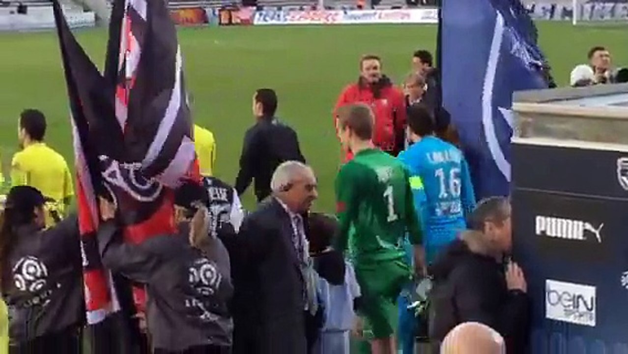 Entrée des U10 Girondins - Guingamp