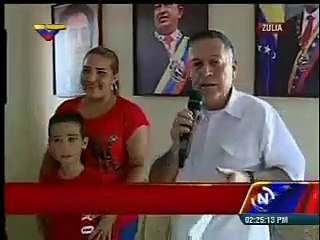 En Zulia entregan casas con la imagen de Maduro, Chávez y Bolívar