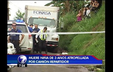 Niña de 4 años muere atropellada en Escazú