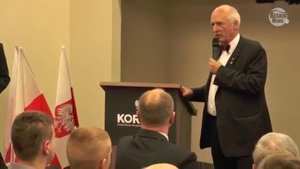 Janusz Korwin-Mikke - Wykład na spotkaniu w Bielsku-Białej (24.01.2015)