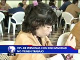 Solo 5% de población con discapacidad en el país tiene trabajo