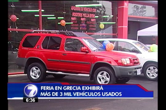 Feria de autos usados en Grecia promete excelentes condiciones y buenos precios