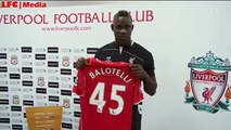 Mario Balotelli first day at Liverpool