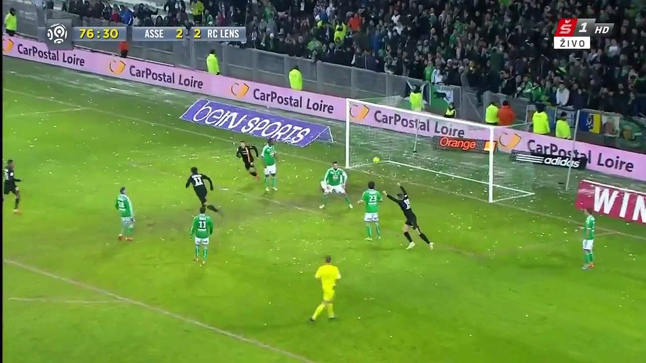 Pablo Chavarria 2:3 | Saint Etienne - Lens 06.02.2015 HD