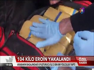 İstanbul'da film gibi operasyon arabanın bagajındaki uyuşturucu ile 2 bin kilometre