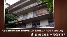 A vendre - Appartement - BRIVE LA GAILLARDE (19100) - 3 pièces - 65m²
