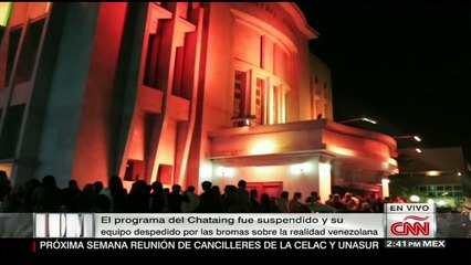 Luis Chataing cuenta que sintió al enterarse que no saldría de nuevo en las pantallas