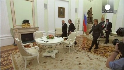 Merkel y Hollande se reúnen con Putín para buscar una salida al conflicto ucraniano