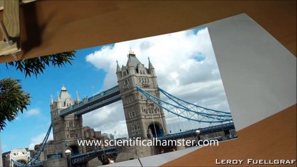Tower Bridge Pantograph - London Themse - Art as Science