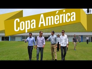 Gilmar e Dunga visitam Granja Comary visando à preparação da Copa América 2015